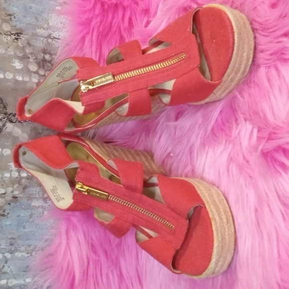 Michael Kors Shoes - MICHAEL KORS DAMITA ESPADRILLE WEDGES